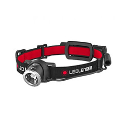 Lampe torche LED Ledlenser H8R avec bandeau noir et rouge