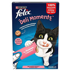 Collation pour Chat Purina Felix Deli Moments Salmon 4 x 10 g