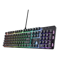 Trust GXT 871 Zora clavier Gaming USB QWERTY Anglais américain Noir