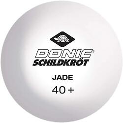 Schildkr balles de tennis de table Jade Poly 40+ - Blanc Balles de tennis de table - Plastique - modèle Jade Poly 40+ - blanc
