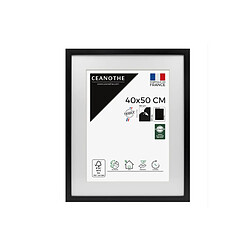 Cadre Ceanothe CADRE 40X50 OUV 30X40 MILAN NOIR