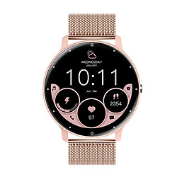 Montre Connectée Sport avec Appels Bluetooth - Acier Inoxydable rose