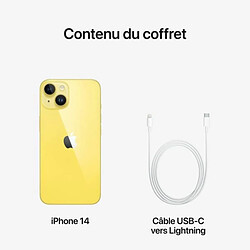 Apple iPhone 14 6.1 5G Double SIM 512 Go Jaune