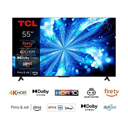 TCL 55PF650 - TV LED 55 (139 cm) - 4K UHD 3840x2160 - HDR10 - Smart TV - 3xHDMI 2.1 - WiFi pas cher