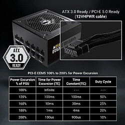 BITFENIX BFG GOLD 850W (80+ Gold) ATX 3.0 - Alimentation PC - 850W pas cher