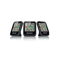 Station météo Bresser Thermo Hygrometre Climate Set de 3 coloris noir