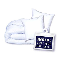 Dodo Pack Protection : Couette 220x240 cm + Taie d'oreiller + 1 Protege oreiller - Fabriqué en France