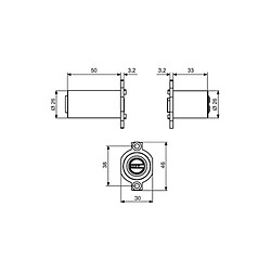Jeu de cylindre EXPERT PLUS 753 (type 787 FICHET) 4 clés KABA 35.DZ.34+50.NI.AK753