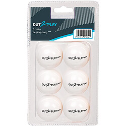 Outplay 6 BALLES DE PINGPONG 3* OUT2PLAY TT 213A3