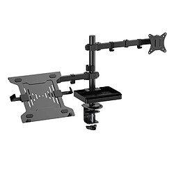 Support articulé Advance XtendMounts Flex Noir pour écran plat ou incurvé de 17 à 32