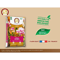 Avis Terreau pour orchidées - OR BRUN - OBRTORC6U - 6L - Favorise la croissance