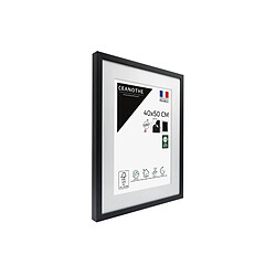 Cadre Ceanothe CADRE 40X50 OUV 30X40 MILAN NOIR