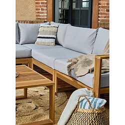 Acheter Bocarnea Salon de jardin d'angle modulable - Gris