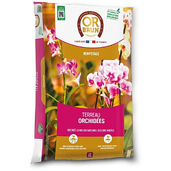 Terreau pour orchidées - OR BRUN - OBRTORC6U - 6L - Favorise la croissance