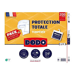 Acheter Dodo Pack Protection : Couette 220x240 cm + Taie d'oreiller + 1 Protege oreiller - Fabriqué en France