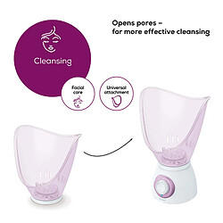 Sauna facial 120w rose/blanc - FS60 - BEURER pas cher