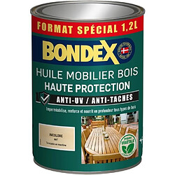 Huile pour meubles incolore - BONDEX - 441376 - Mat - 1,2 L