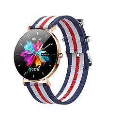 Montre Connectée T8 pour Femme - Écran 1,3 Pouces, Ultra Mince avec Bluetooth et Appels