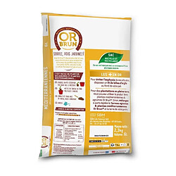 Terreau d'empotage OR BRUN 6 L Agrumes