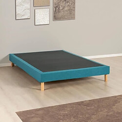 Deko dream Sommier tapissier 160x200 - Turquoise