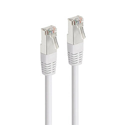 Câble Ethernet RJ45 droit Accsup Catégorie 6 20 m Blanc