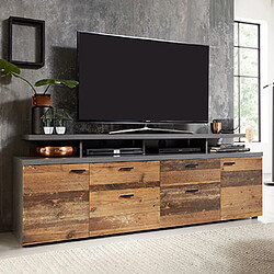 Mes Meuble TV scandinave - Bois foncé