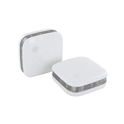 Lot de 2 détecteurs de fumée pile Lithium 3V - 5 ans - Chacon