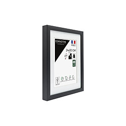 Cadre Ceanothe CADRE 24X30 OUV 18X24 MILAN NOIR