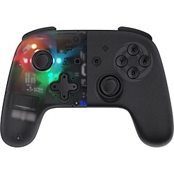 Manette Bluetooth Oniverse pour Nintendo Switch PC Noir et noir transparent