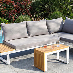 Dcb garden Salon de jardin 4 places - Blanc