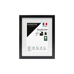 Cadre Ceanothe CADRE 24X30 OUV 18X24 MILAN NOIR