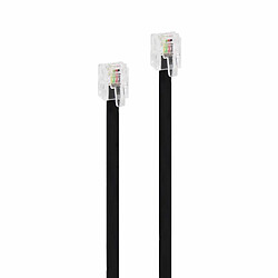 Câble Accsup RJ11 vers RJ11 3 m Noir