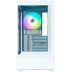 Boîtier PC - ZALMAN - P10 - Mini tour - M-ATX - Blanc - Verre trempé - USB-C et A-RGB