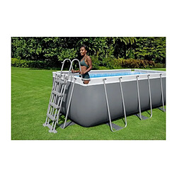 Kit Piscine hors sol tubulaire BESTWAY - Steel Pro Max™ - 412 x 201 x 122 cm - Rectangulaire (Filtre a sable, échelle) pas cher