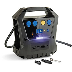 Compresseur sans fils - MICHELIN - Batterie 12V 7,2Ah 2100mA - voiture jusqu'a 3.45 bars vélo jusqu'a 6.90 bars.