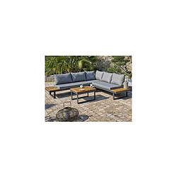Dcb garden salon bas de jardin 5 places - Gris anthracite
