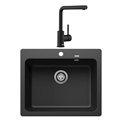 Pack évier + mitigeur silgranit - 527920 - Naya 6 - BLANCO