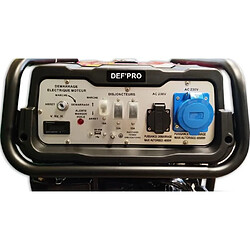 Defpro DEF'PRO Groupe électrogene 8500 W - Moteur essence 4 temps - Affichage LED