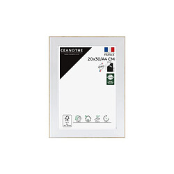 Cadre photo Ceanothe Newton 20 x 30 cm A4 Bois et Blanc