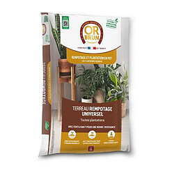 Terreau rempotage universel - OR BRUN - OBRTREM6U - 6L - Améliore la croissance