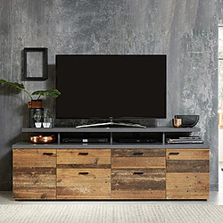 Mes Meuble TV scandinave - Bois foncé