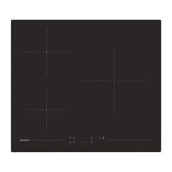 Table de cuisson vitrocéramique - ROSIERES - 3 feux - 5500 W - Commandes tactiles - 59 x 52 cm - RKD73CT