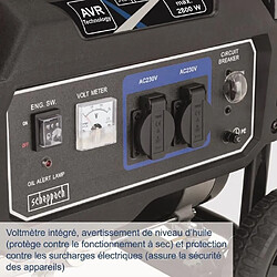 Groupe électrogene SCHEPPACH SG3200x - Puissance max 2800W - Essence - Bleu