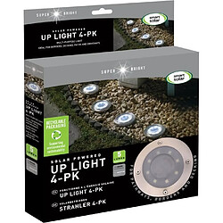 Smart Garden Projecteurs de jardin solaires intelligents - Aluminium noir (4 unités) pas cher