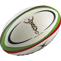 Gilbert Ballon de rugby replica Harlequins - Noir