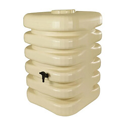 Récupérateur d'eau - BELLI - Cubique - 350 litres - Beige