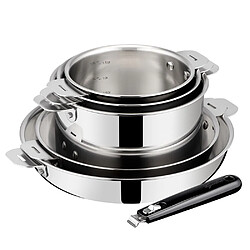 Lagostina batterie de cuisine Esperta Triply amovible