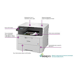 Imprimante multifonction Brother DCP L3515CDW 3 en 1 LED couleur