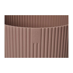 ELHO Pot De Fleurs Rond VIBES - Plastique - Ø22 - Rose poudré pas cher