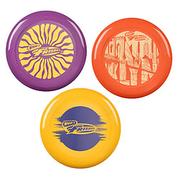 Wham-O Frisbee Pack de 3 Disques Volants, 25.27cm pour 5 Ans et Plus - 130g